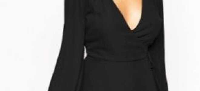 Платье с запахом