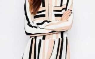 Длинное платье-рубашка