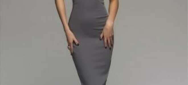Серое платье: модели и с чем носить?
